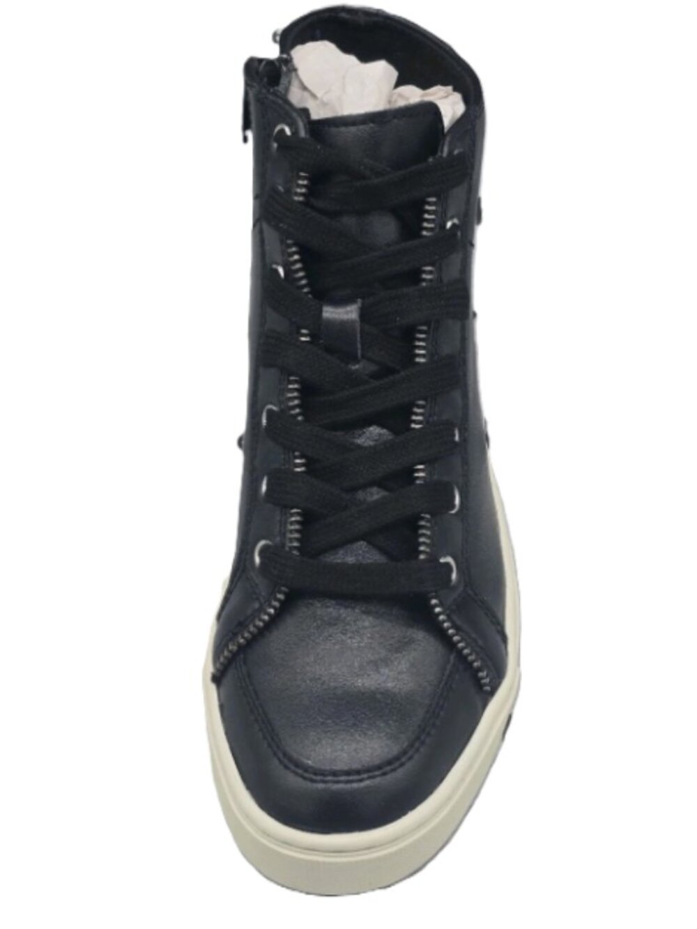 NIB Frye Sindy Moto High Top Leather Sneakers, 7.5